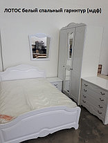 Модульная спальня Лотос 2 белая  фабрика Браво, фото 3