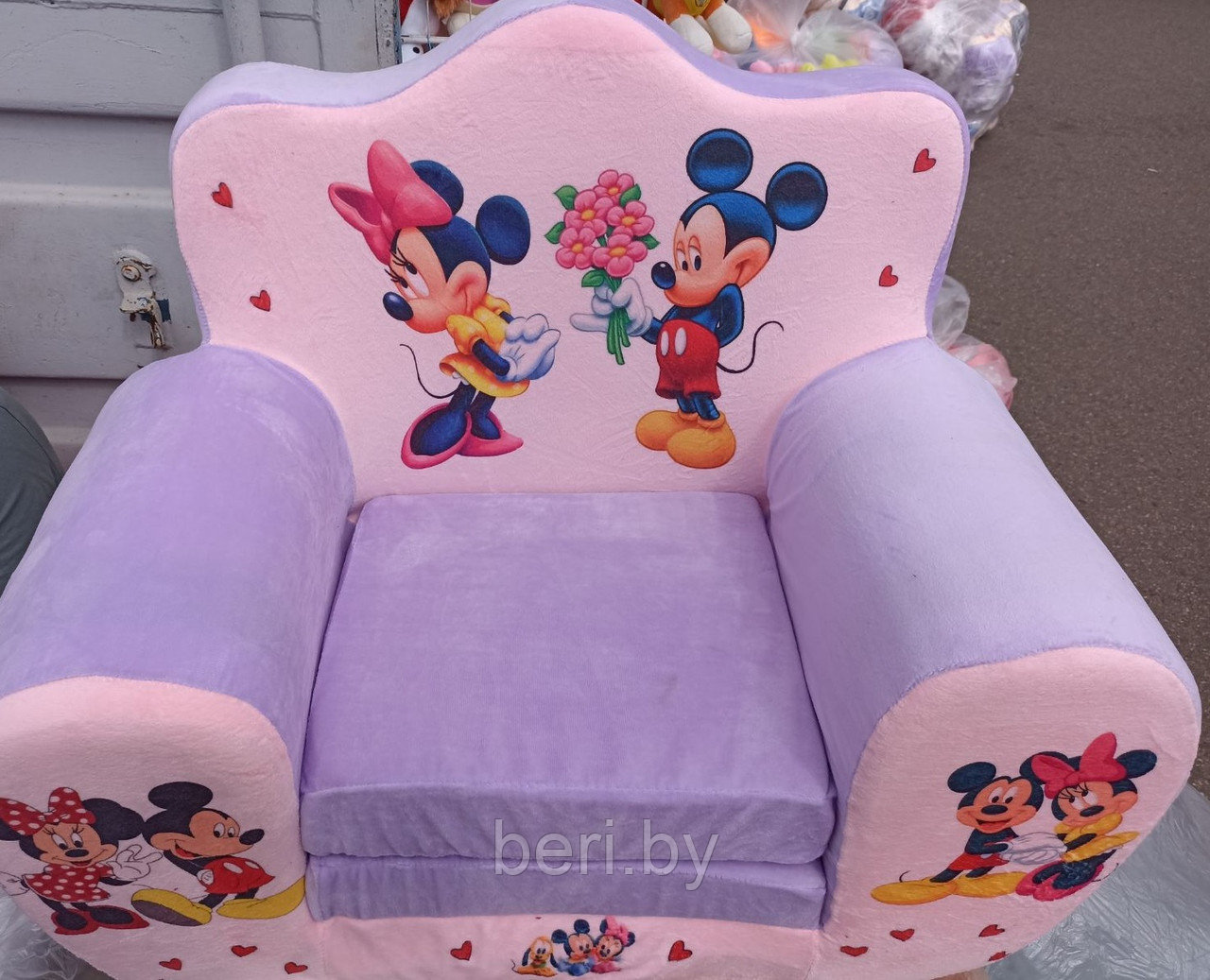 Детское кресло мягкое раскладное "Золушка", кресло-кровать, раскладушка детская, разные цвета - фото 8 - id-p135625727