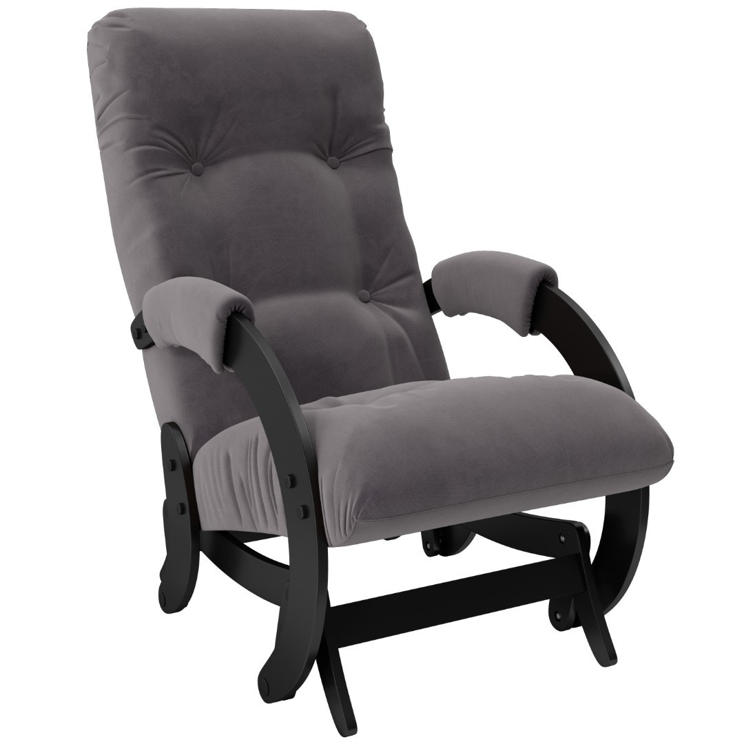 Кресло-глайдер, модель 68 венге/Verona Antrazite Grey - фото 1 - id-p161031333