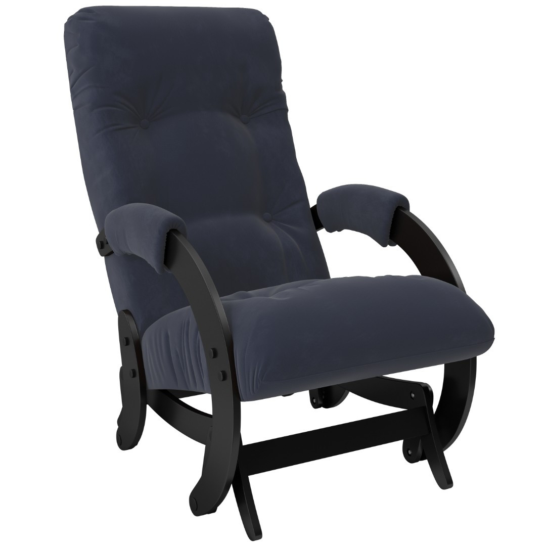 Кресло-глайдер, модель 68 венге/Verona Denim Blue - фото 1 - id-p161031334