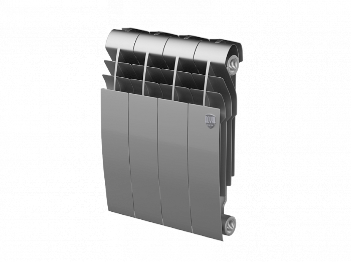 Радиатор биметаллический Royal Thermo BiLiner 350 Silver Satin [1 секция] - фото 1 - id-p161033827