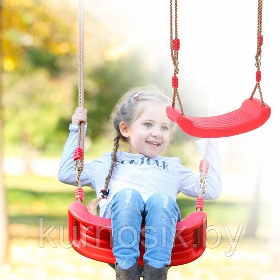 Качели подвесные пластиковые детские Swing Set (арт.28881) 3 цвета - фото 1 - id-p161034699