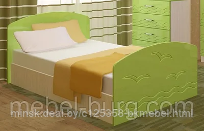 Кровать Юниор-2 - салатовый - МиФ - фото 1 - id-p118982359