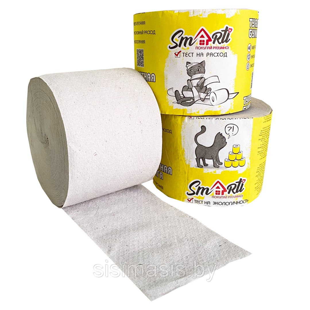 Туалетная бумага «Smarti» без втулки, очень плотная/24 рул. - фото 6 - id-p123613528