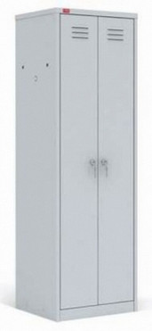 Металлический шкаф для одежды ШРМ-АК-600 двухсекционный