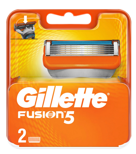 Сменные кассеты Gillette Fusion5 ( 2 шт ) - фото 1 - id-p161090765