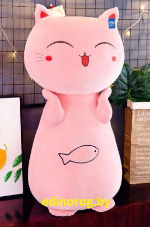 Игрушка мягкая Котик 80 см. большой.