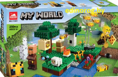 Конструктор Майнкрафт Minecraft Пасека 250 дет.