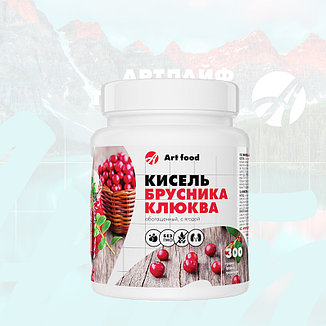 КИСЕЛЬ "БРУСНИКА-КЛЮКВА", 300 Г, фото 2
