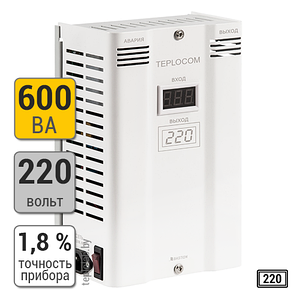 Бастион Teplocom ST-600 Invertor стабилизатор напряжения