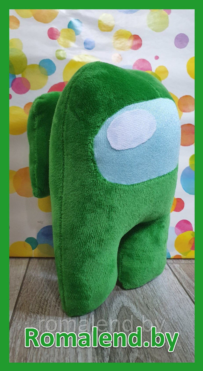 Мягкая игрушка Амонг Ас 20 см (Зеленый) - фото 1 - id-p161179930