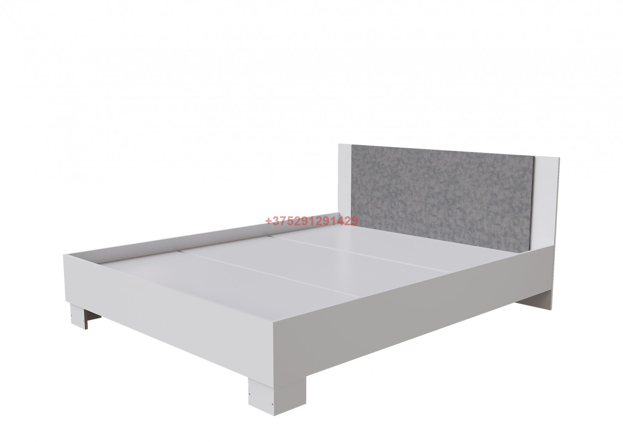 Спальня Нова с комодом и шкафом (белый/бетон) - фото 8 - id-p160793041