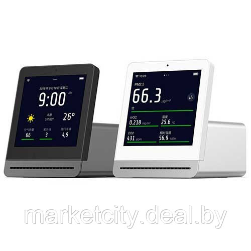 Монитор качества воздуха Xiaomi Clear Grass Air Detector (белый)Чёрный - фото 1 - id-p161187171
