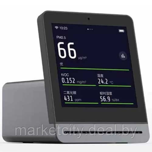 Монитор качества воздуха Xiaomi Clear Grass Air Detector (белый)Чёрный - фото 2 - id-p161187171