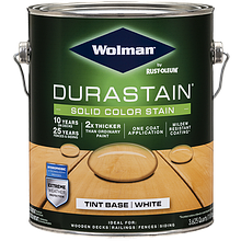 Водная кроящая суперстойкая пропитка усиленная полиуретаном     WOLMAN™ DuraStain® Solid Color Stain