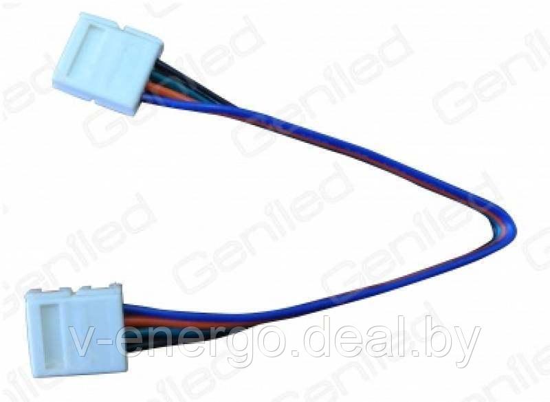 Набор проводов для гибкого соединения RGB светодиодной ленты шириной 10 мм 3 шт - фото 1 - id-p161189298