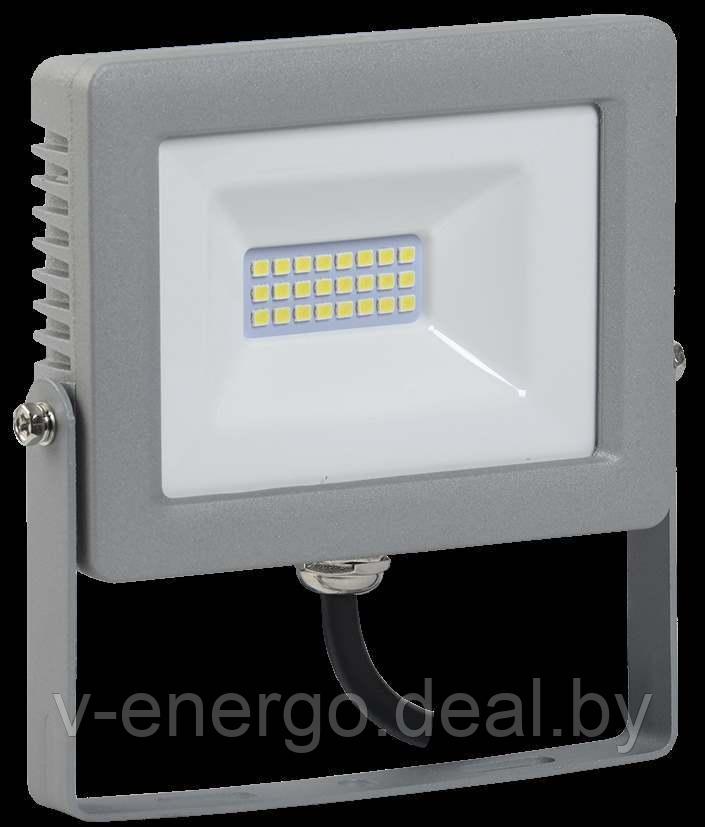 Прожектор СДО 07-20 светодиодный серый IP65 IEK (Арт: LPDO701-20-K03)