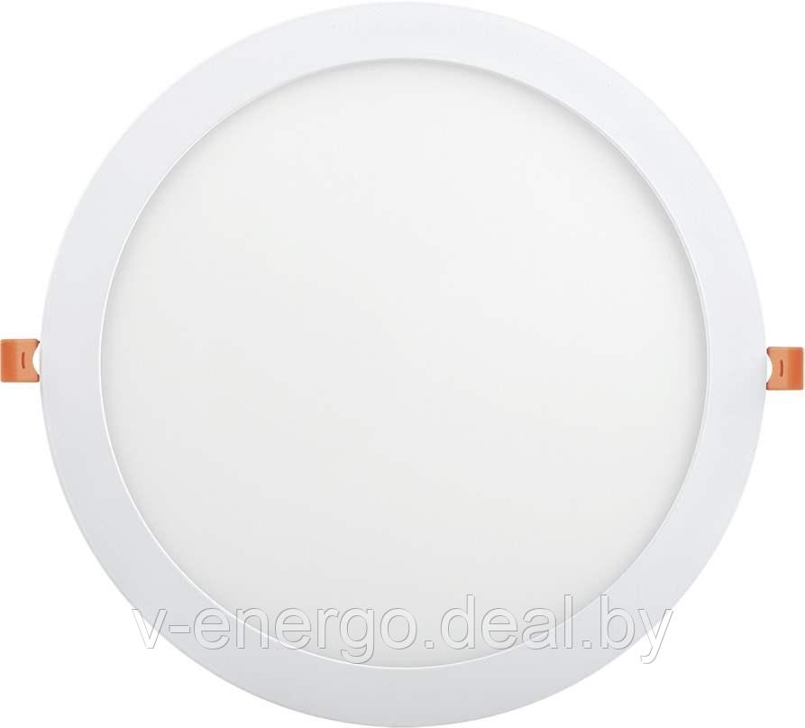 Светильник ДВО 1610 белый круг LED 24Вт 6500 IP20 IEK (Арт: LDVO0-1610-1-24-6500-K01)