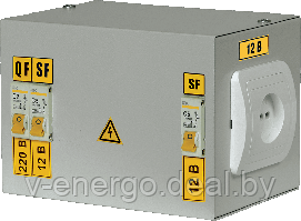 Ящик с понижающим трансформатором ЯТП-0,25 220/12-3 36 УХЛ4 IP30 (Арт: MTT13-012-0250)