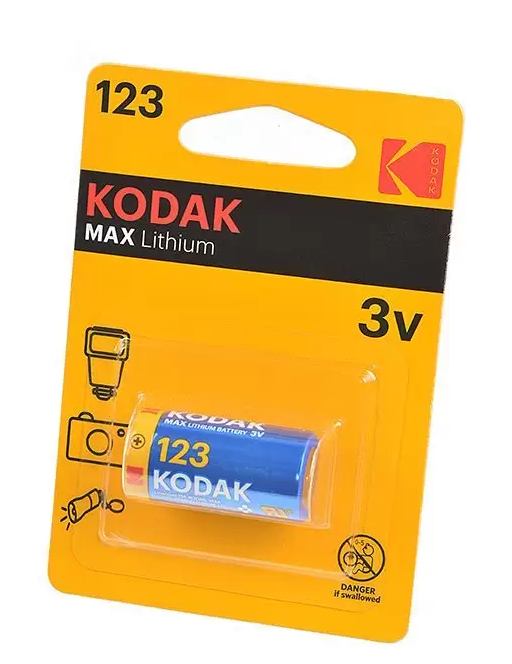 Батарейка Kodak CR123  3V