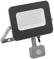 Прожектор СДО 07-30Д светодиодный серый с ДД IP54 IEK
