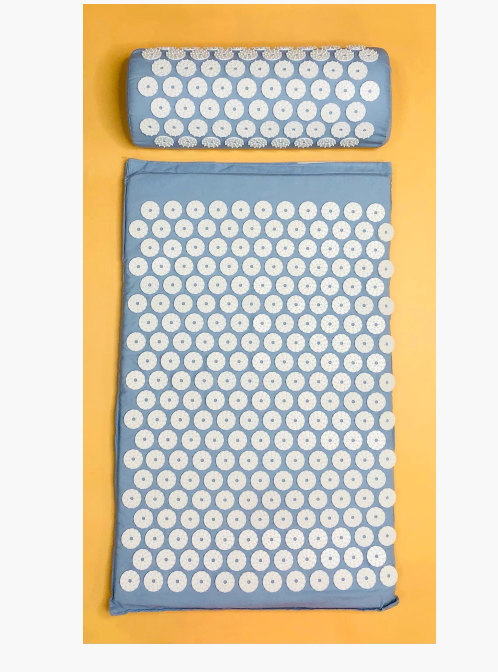 Массажный акупунктурный набор коврик-аппликатор Кузнецова с подголовником. - фото 5 - id-p161195587