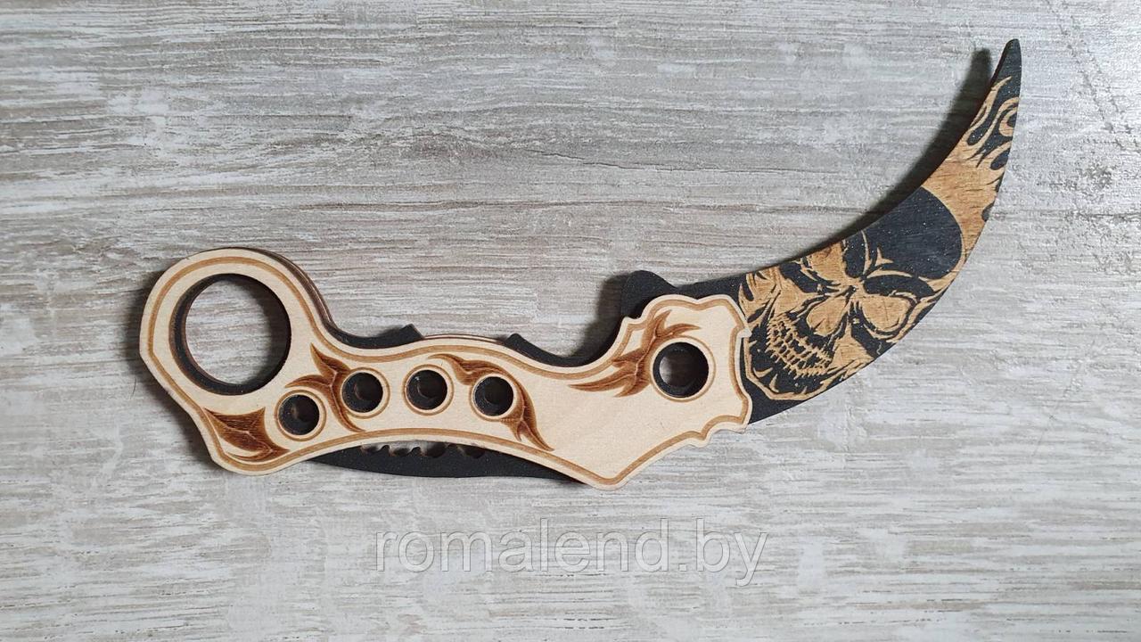 Деревянный нож Керамбит - фото 2 - id-p161207678
