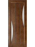 Межкомнатная дверь из массива сосны Вега-4 ЧО, фото 1