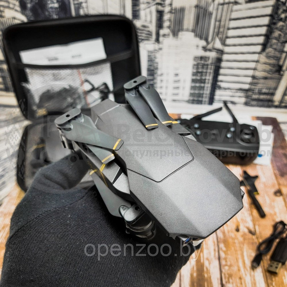 Складной мини-квадрокоптер Drone Pro 252X управление с пульта/смартфона Global Drone New Камера 1MP - фото 7 - id-p158675612