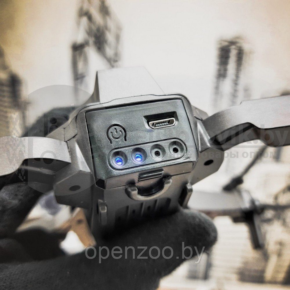 Складной мини-квадрокоптер Drone Pro 252X управление с пульта/смартфона Global Drone New Камера 1MP - фото 9 - id-p158675612