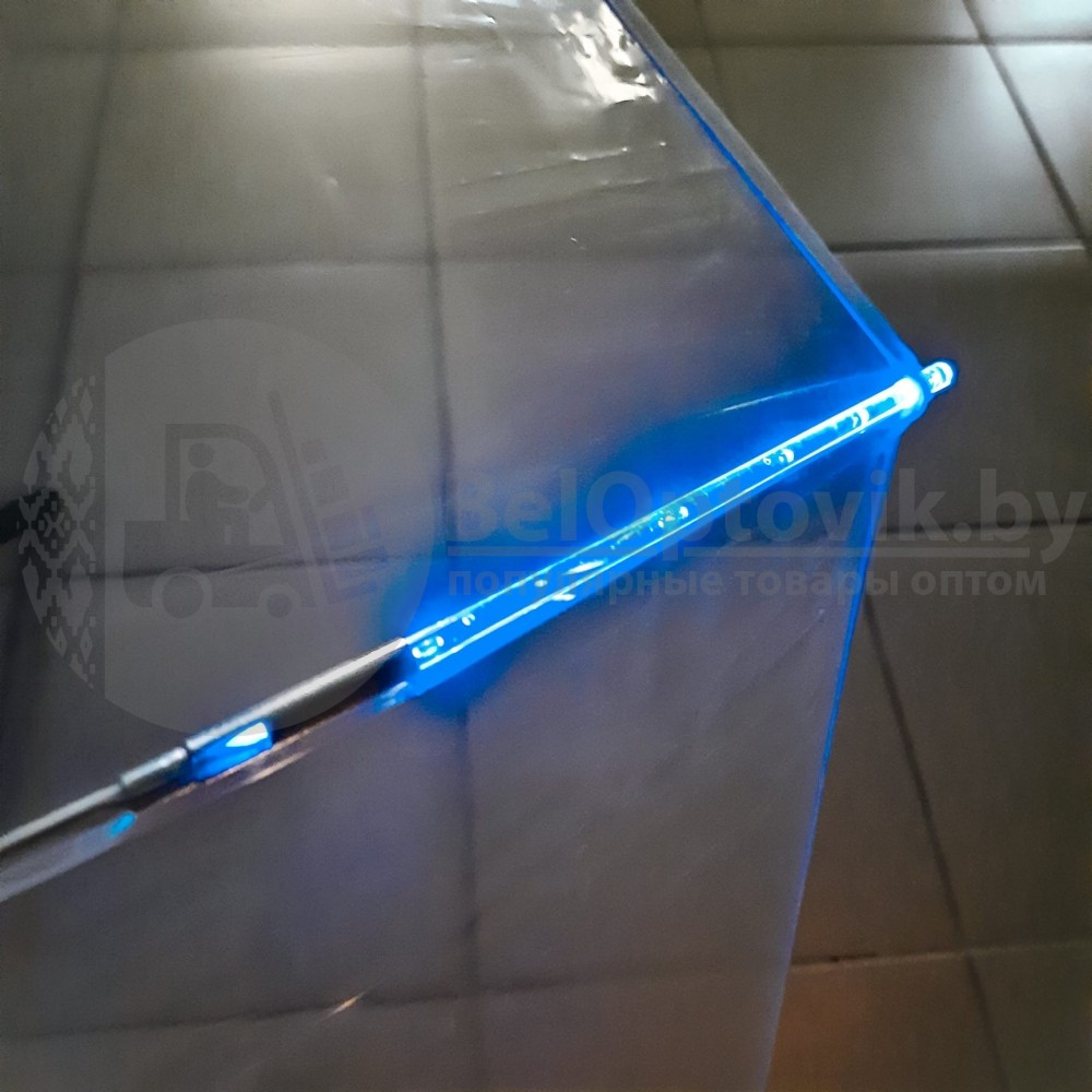Светящийся зонт Джедая (прозрачный) 2 в 1 зонт и фонарик - фото 3 - id-p97839353