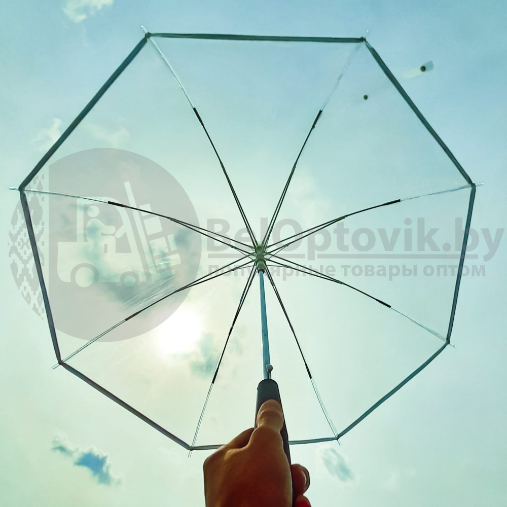 Светящийся зонт Джедая (прозрачный) 2 в 1 зонт и фонарик - фото 6 - id-p97839353