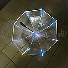 Светящийся зонт Джедая (прозрачный) 2 в 1 зонт и фонарик, фото 2