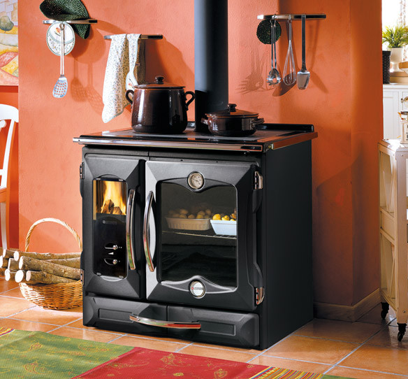 Дровяная кухонная плита La Nordica SUPREMA 4.0 Черный антрацит - фото 2 - id-p161268575