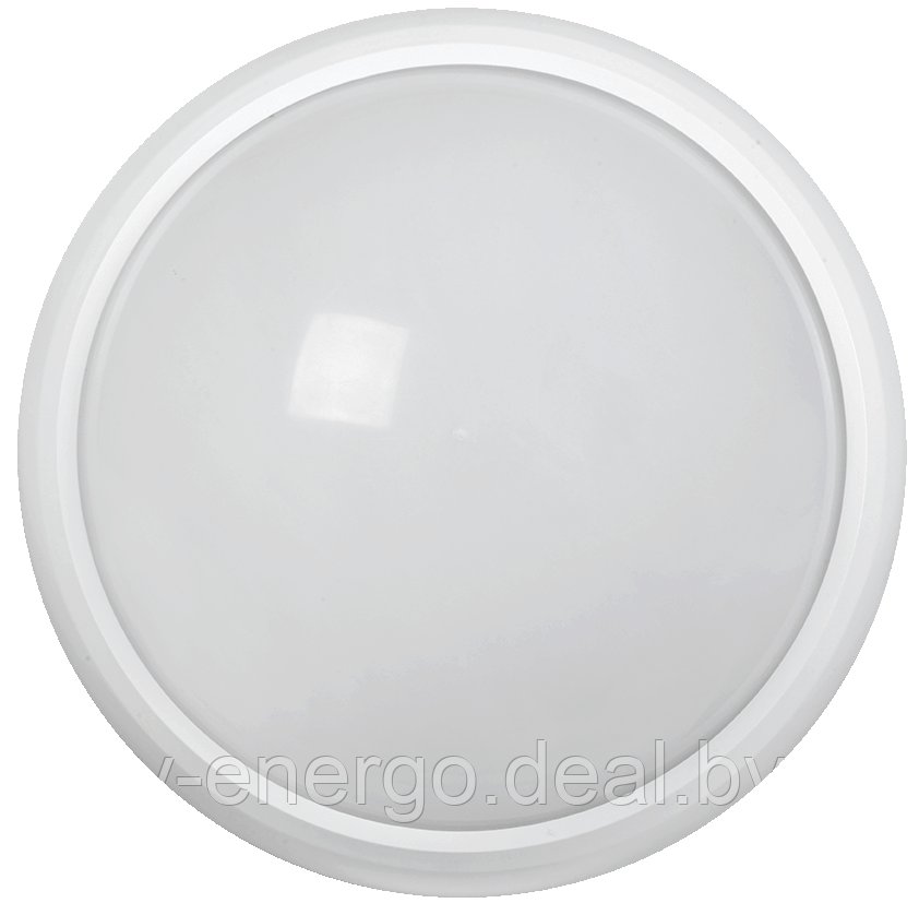 Светильник светодиодный ДПО 3030 12Вт 4500K IP54 круг белый пластик IEK (Арт: LDPO0-3030-12-4500-K01)