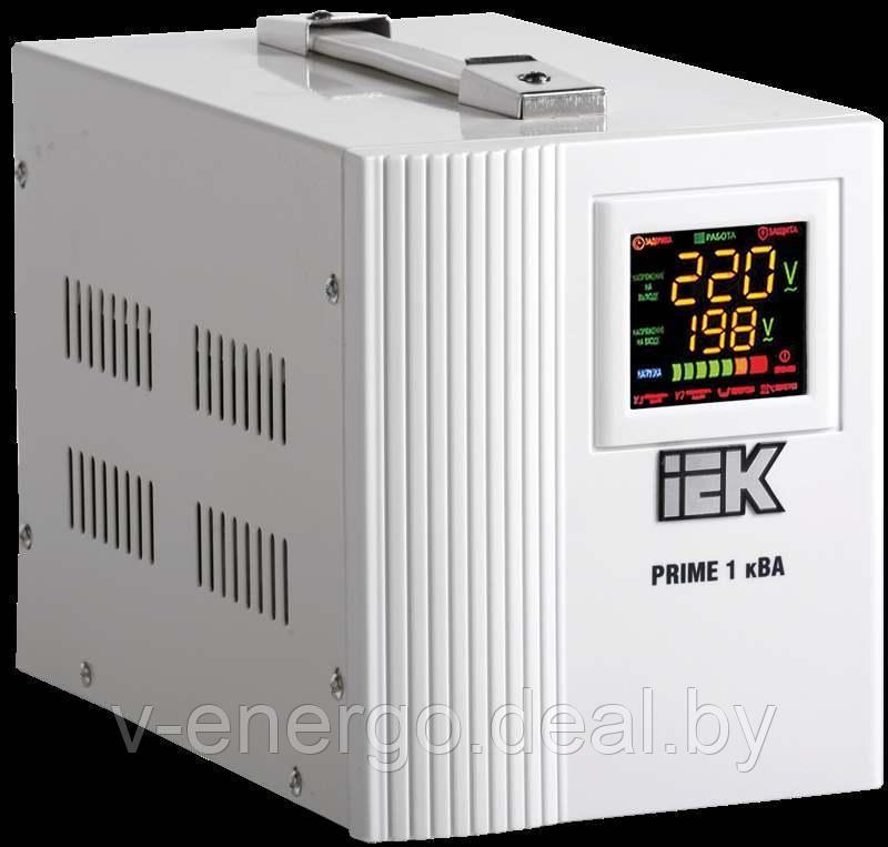 Стабилизатор напряжения переносной серии Prime 1 кВА IEK (Арт: IVS31-1-01000)