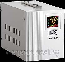 Стабилизатор напряжения переносной серии Prime 1,5 кВА IEK (Арт: IVS31-1-01500)