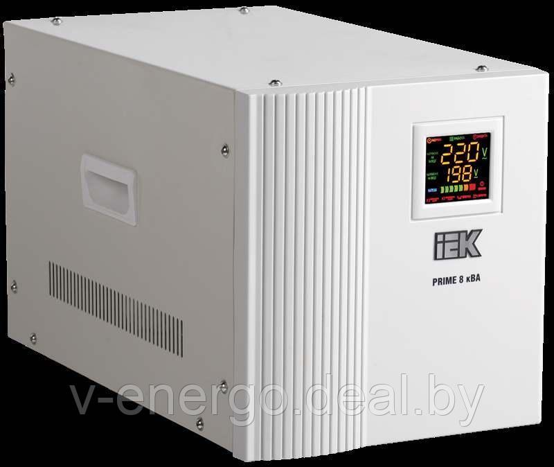 Стабилизатор напряжения переносной серии Prime 8 кВА IEK (Арт: IVS31-1-08000)