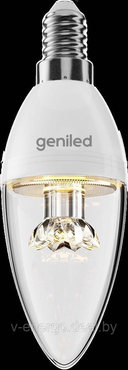 Светодиодная лампа Geniled E14 C37 8W 4200К линза (Арт: 01203) - фото 1 - id-p82770182