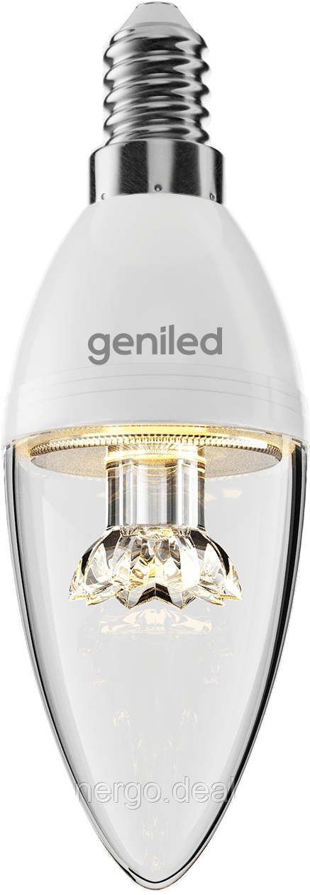 Светодиодная лампа Geniled E14 C37 8W 2700К линза (Арт: 01204)