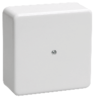 Коробка КМ41222 распаячная для о/п 100х100х44 мм белая (с контактной группой) (Арт: UKO10-100-100-044-K01)