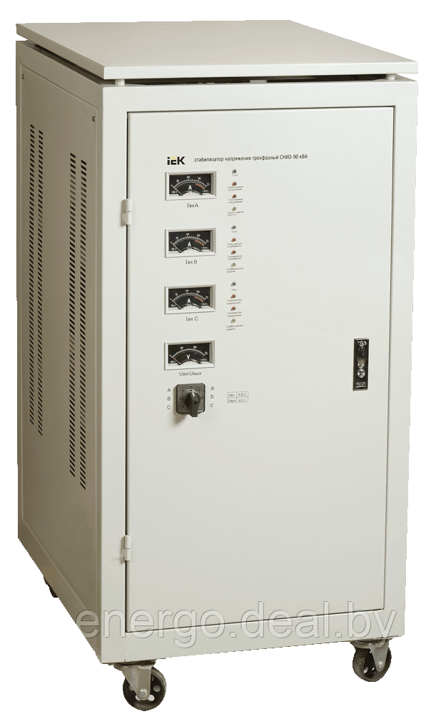 Стабилизатор напряжения СНИ3-90 кВА трехфазный ИЭК (Арт: IVS10-3-90000) - фото 1 - id-p82771200