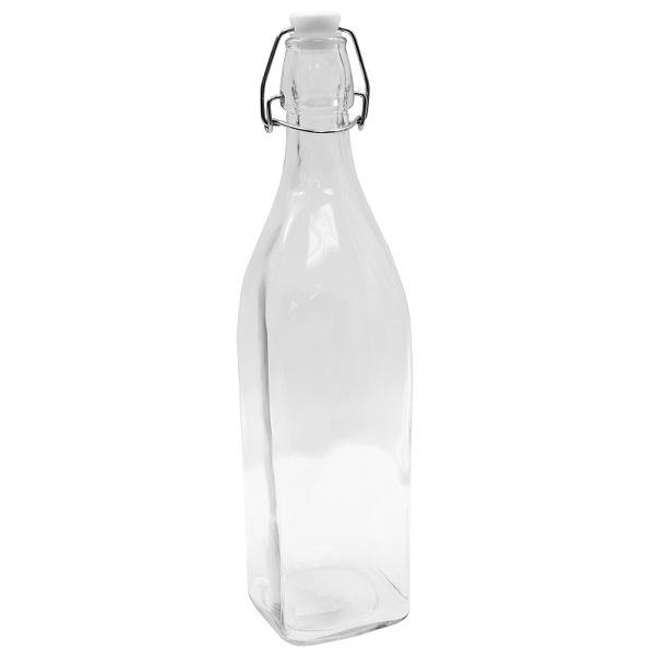 Бутылка для жидкостей 1,0л PRIMA, стекло, с герметичной крышкой RSB33 - фото 1 - id-p161179227