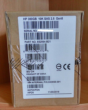 G8.G9 EG0300FBDSP 599476-001 Жёсткий диск HP 300GB 10K 6G SAS 2.5 SC DP ENT, фото 2