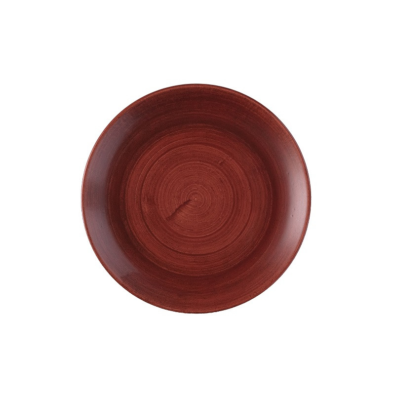 Тарелка мелкая 21,7см, без борта, Stonecast Patina, цвет Rust Red PAREEVP81