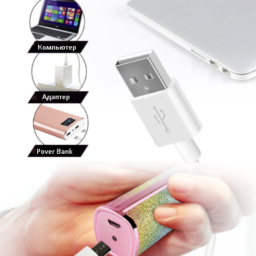 Эпилятор (триммер) для бровей и лица 2 в 1 с USB зарядкой FLAWZBSS - фото 6 - id-p161291667