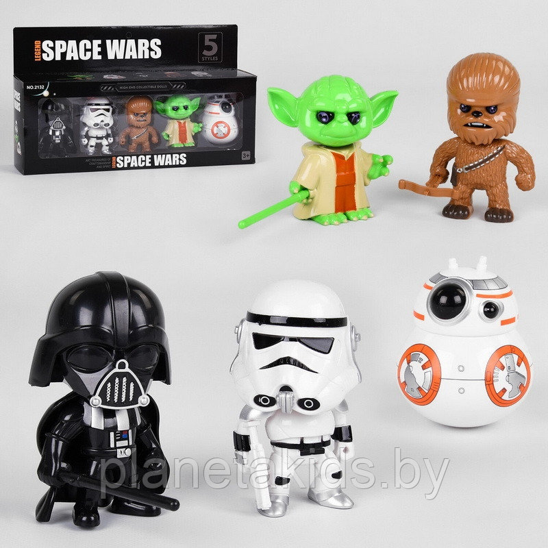 Набор фигурок героев в коробке Звездные войны Star Wars арт. 2132 - фото 2 - id-p161298151