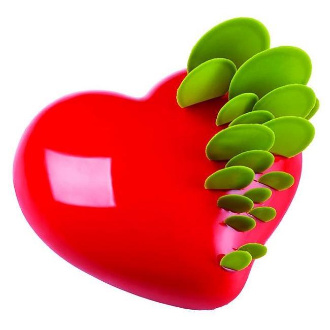 Форма для мороженого/суфле 3D "Сердце" 150х140мм h49мм (объем 0,6л), силикон KE017S - фото 1 - id-p161183100