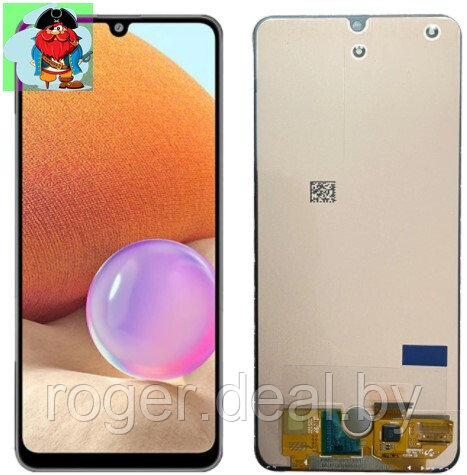 Экран для Samsung Galaxy A32 4G с тачскрином, цвет: черный оригинальный - фото 1 - id-p161305137