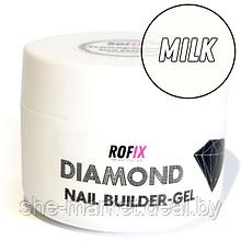 Гель молочный гель средней вязкости Rofix Diamond Milk Gel, 50гр (Rofix)